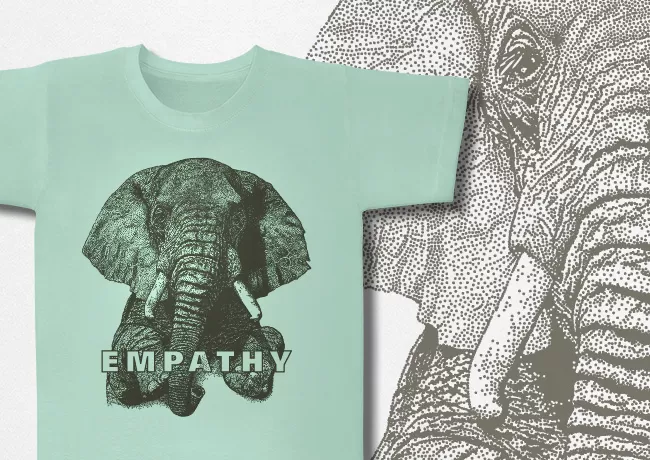 Empathy Shirt-Design elephant